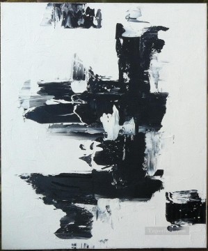 black and white pattern 2 Oil Paintings
